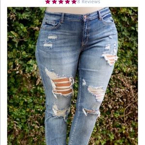 NWOT Go Explore Boyfriend Jeans from Chic Soul 20W